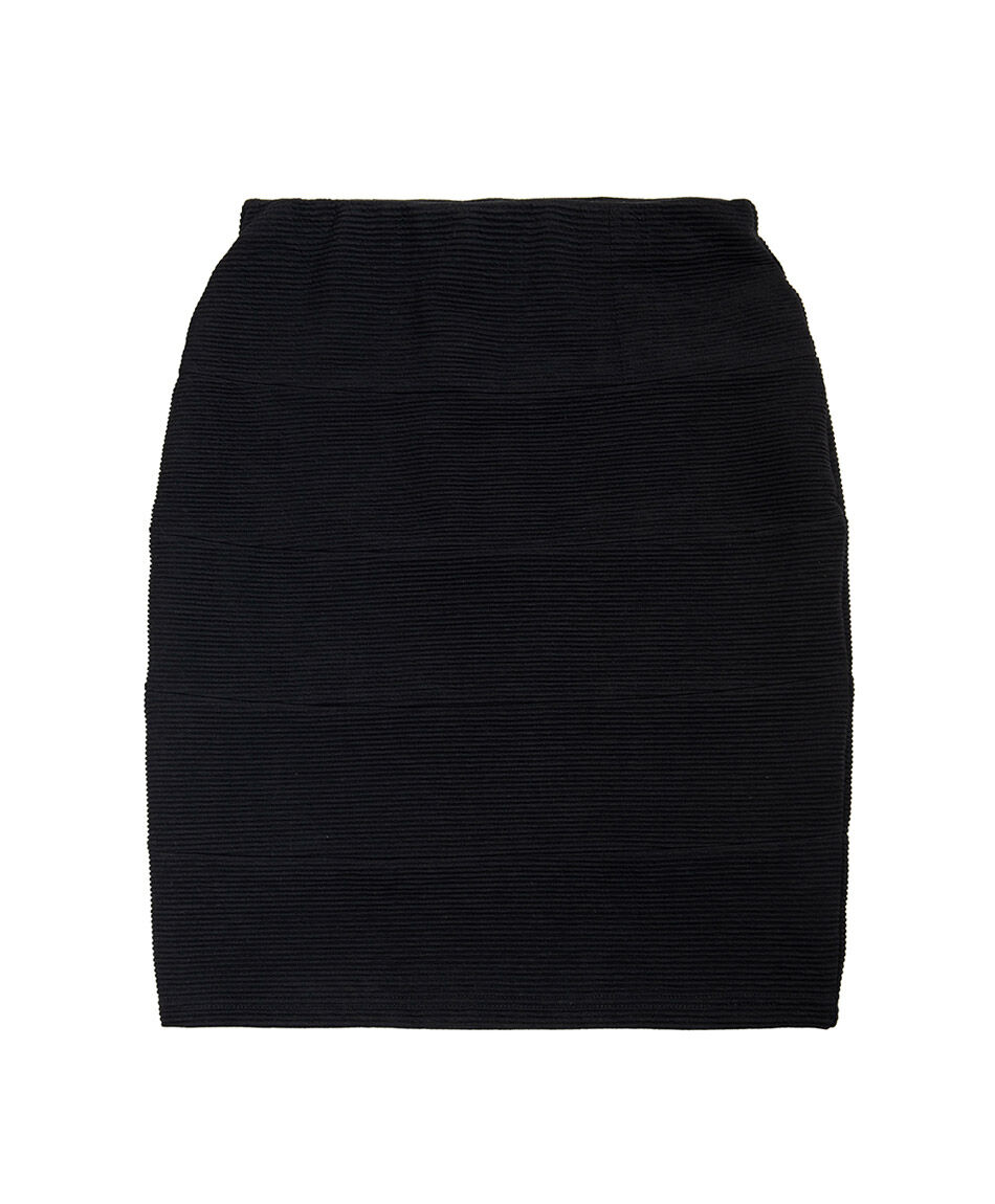 Falda mujer rib tubo