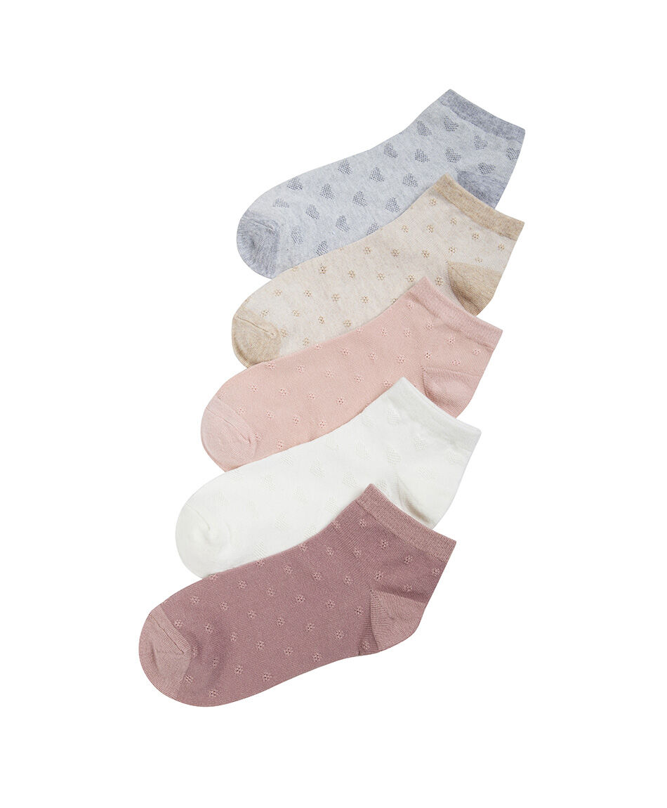 Pack 5 medias mujer cortos
