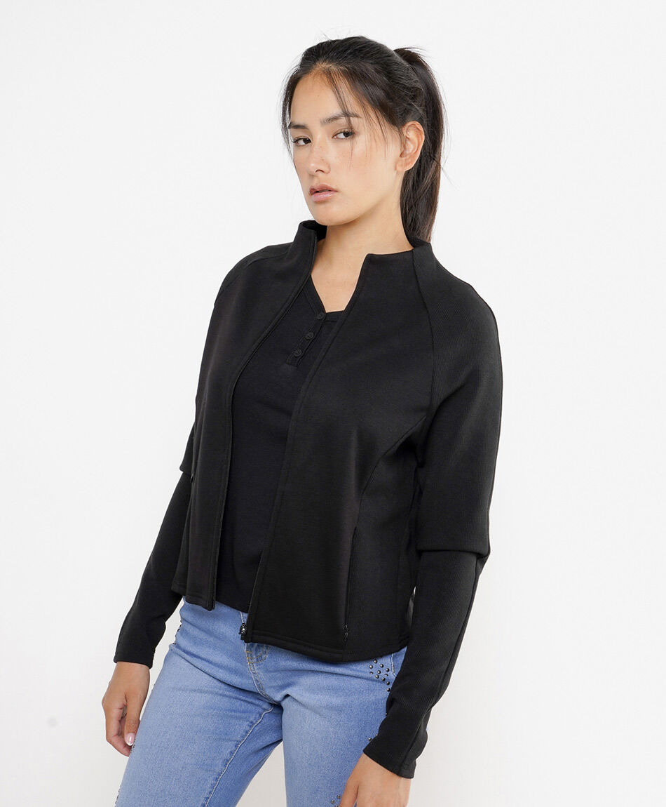 Poler&oacute;n mujer entallado