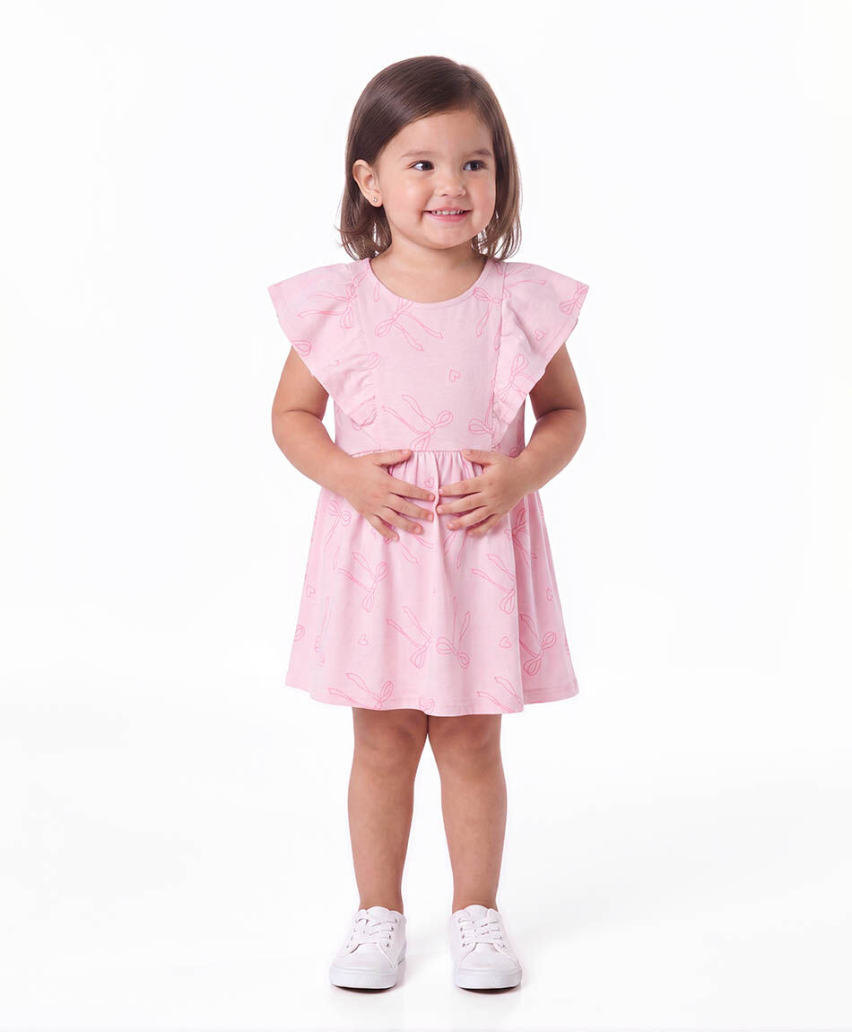 Vestido beb&eacute; cintas