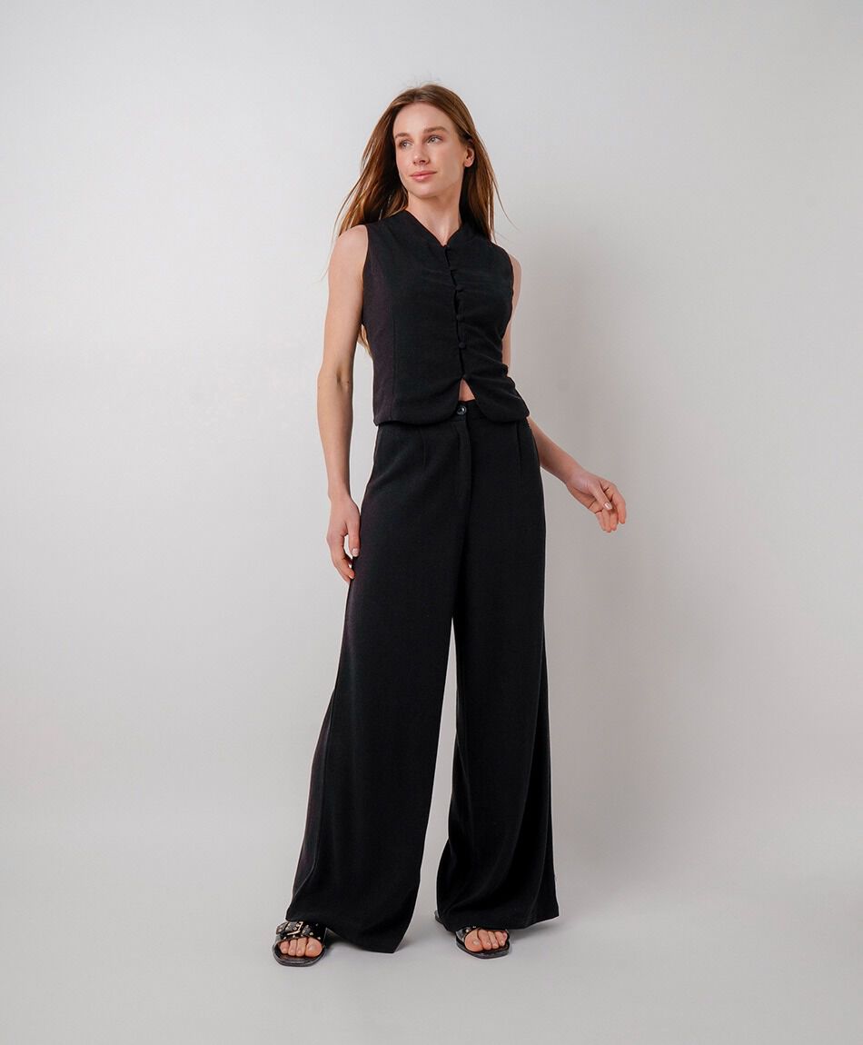 Pantal&oacute;n mujer lino