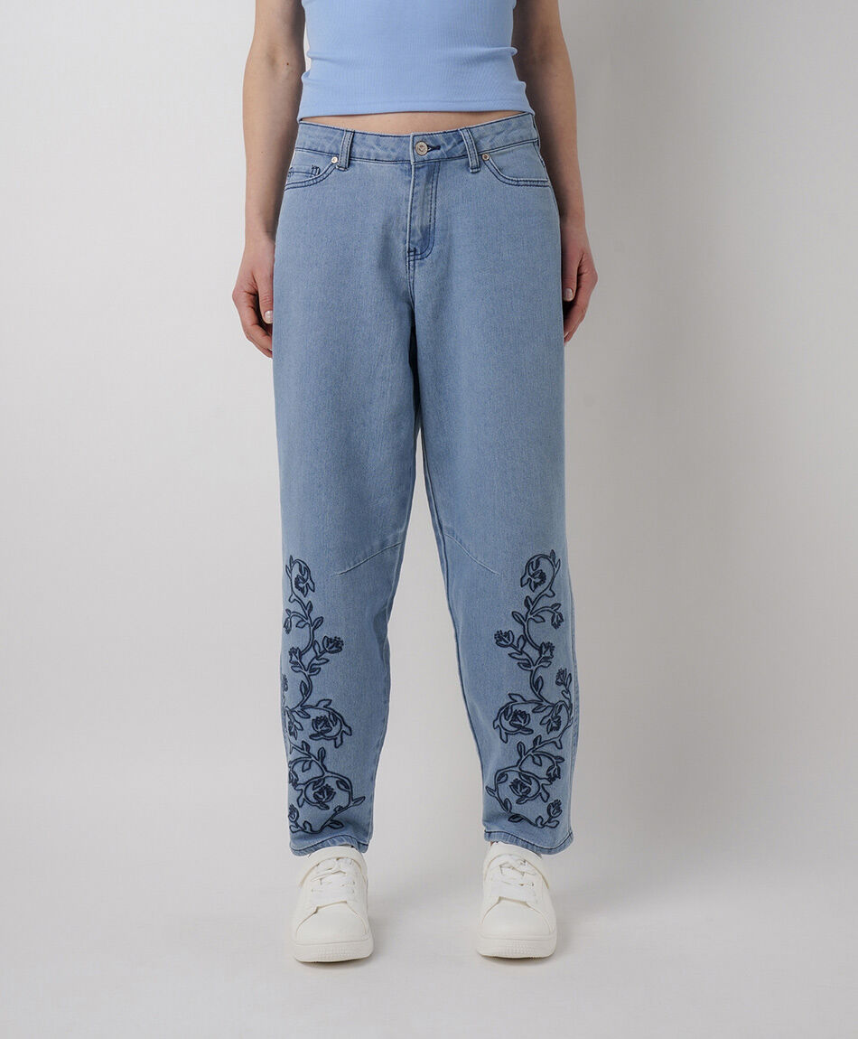 Jeans mujer straight barrell