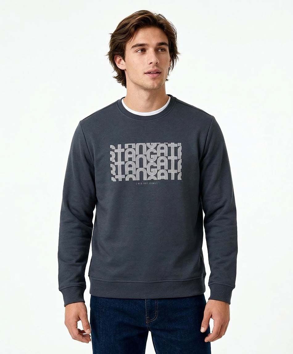 Buzo hombre cuello redondo navy
