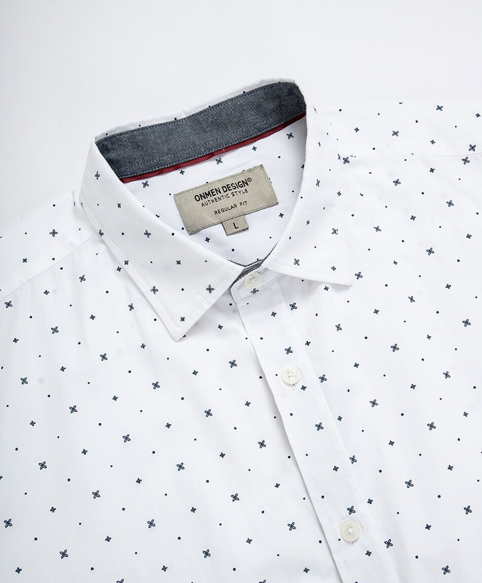 Camisa hombre manga larga onix blue