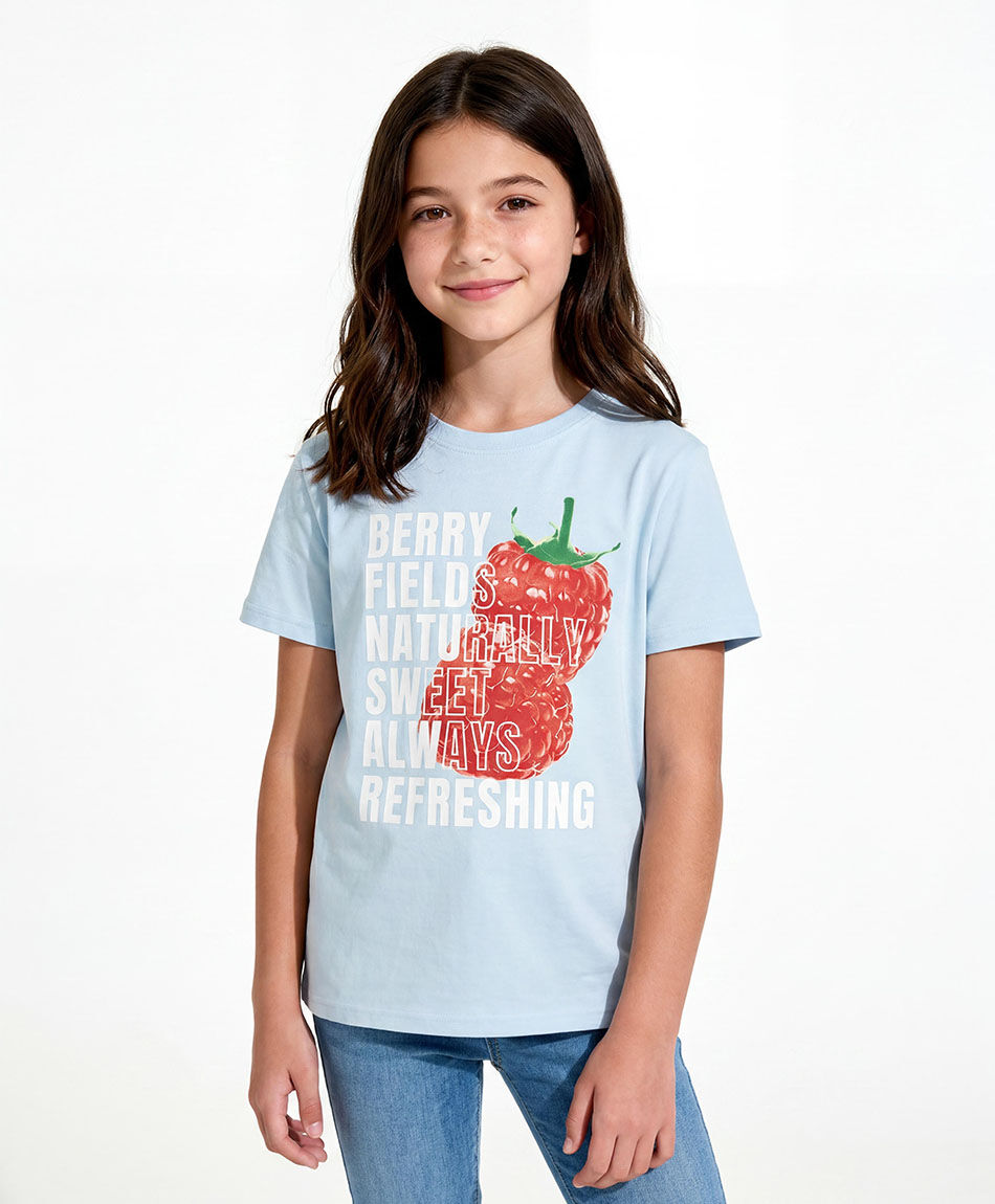 Remera ni&ntilde;a berry