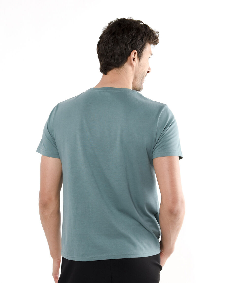 Remera deportiva hombre print wild