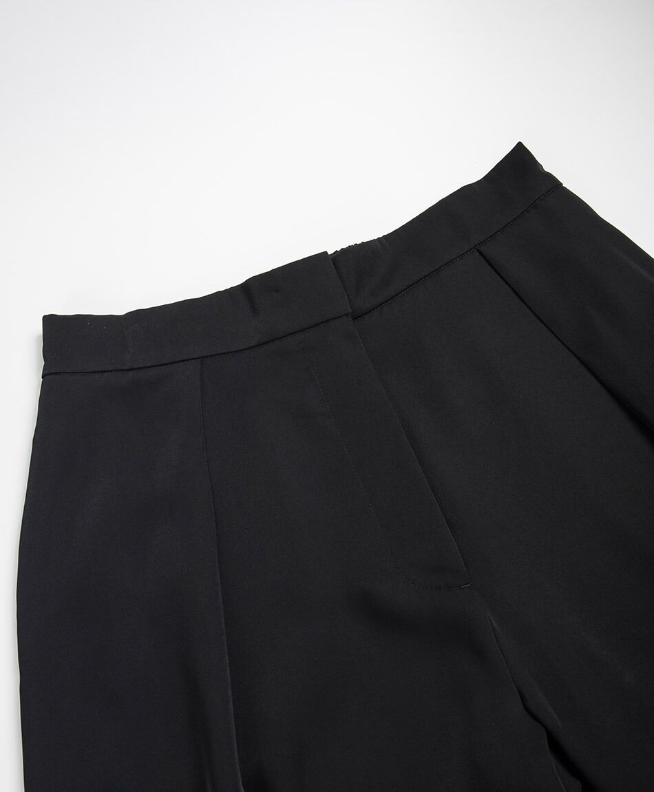 Pantal&oacute;n mujer pinzas satinado
