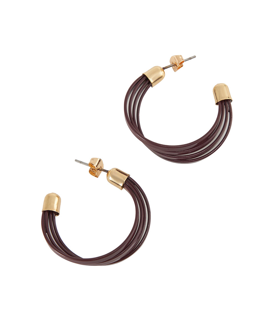 Aros mujer caf&eacute;