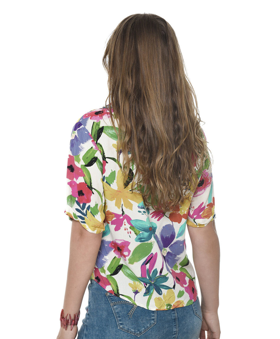 Blusa flores