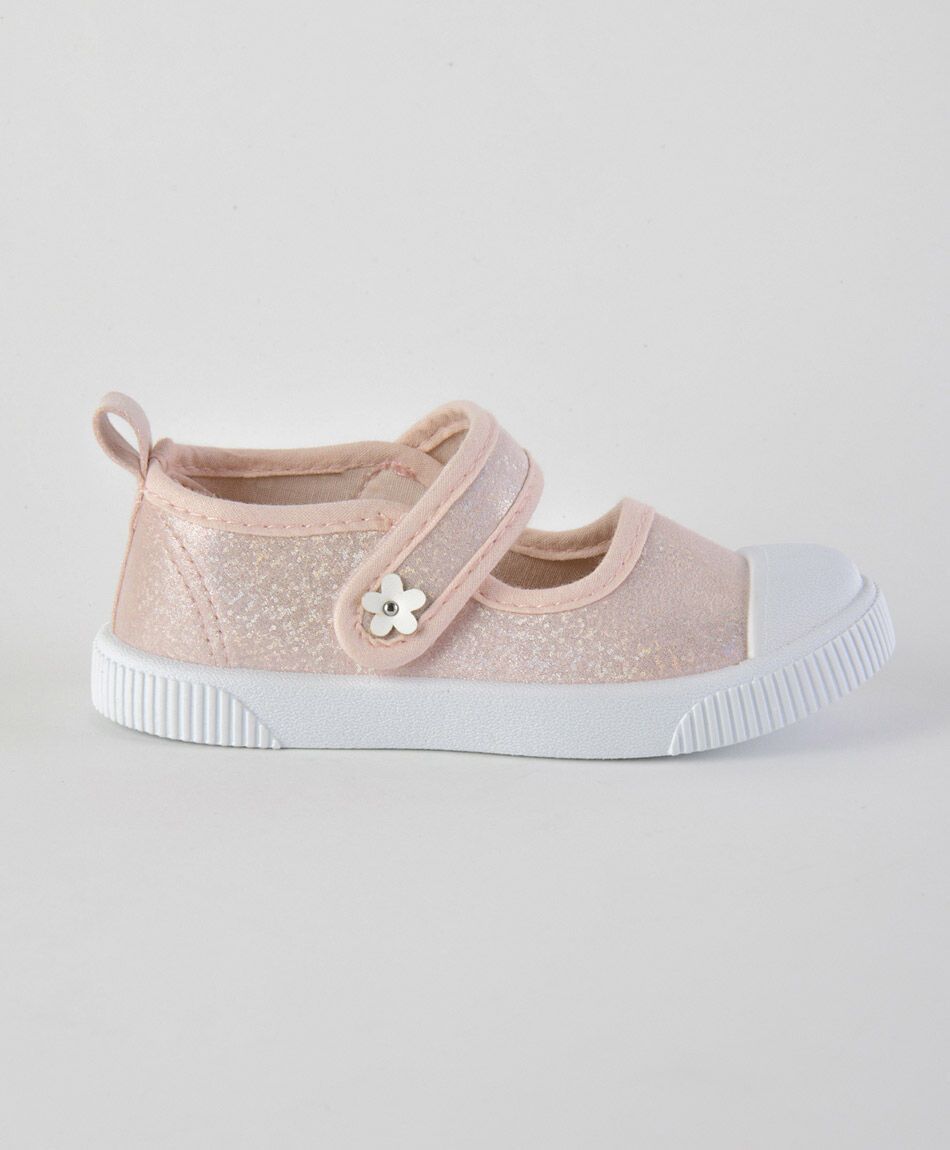 Ballerina infantil (22 a 25) brillos flor