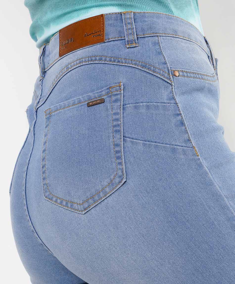 Jeans mujer claro skinny fit