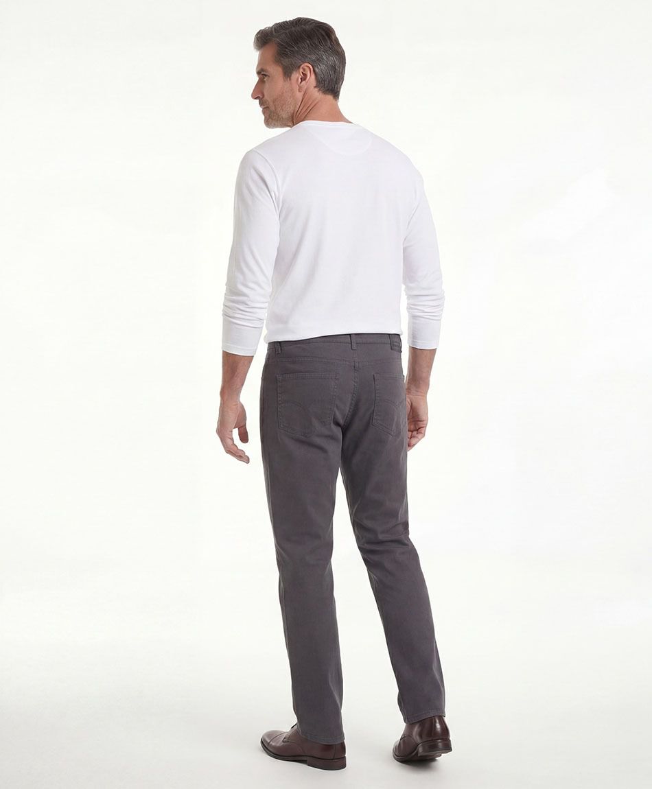 Pantal&oacute;n hombre b&aacute;sico gris