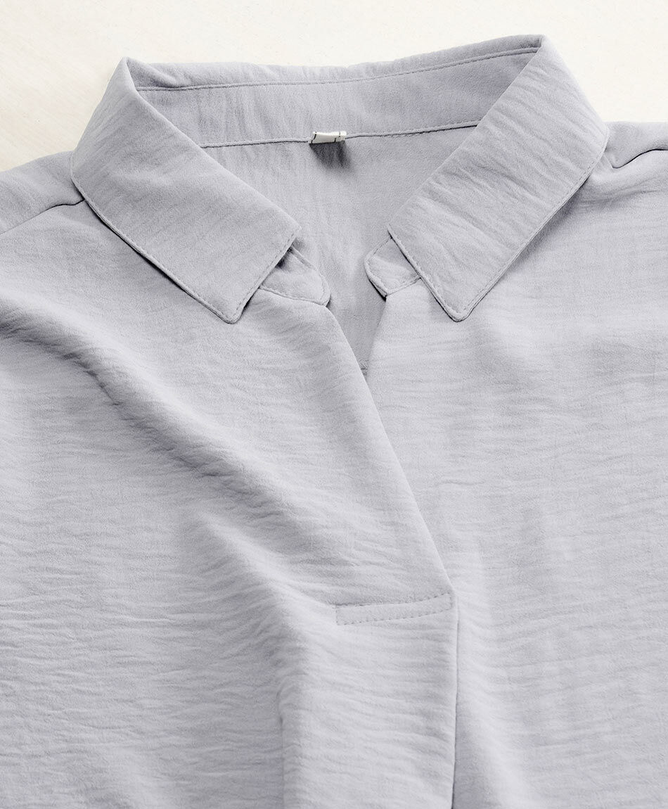 Blusa mujer lisa gris