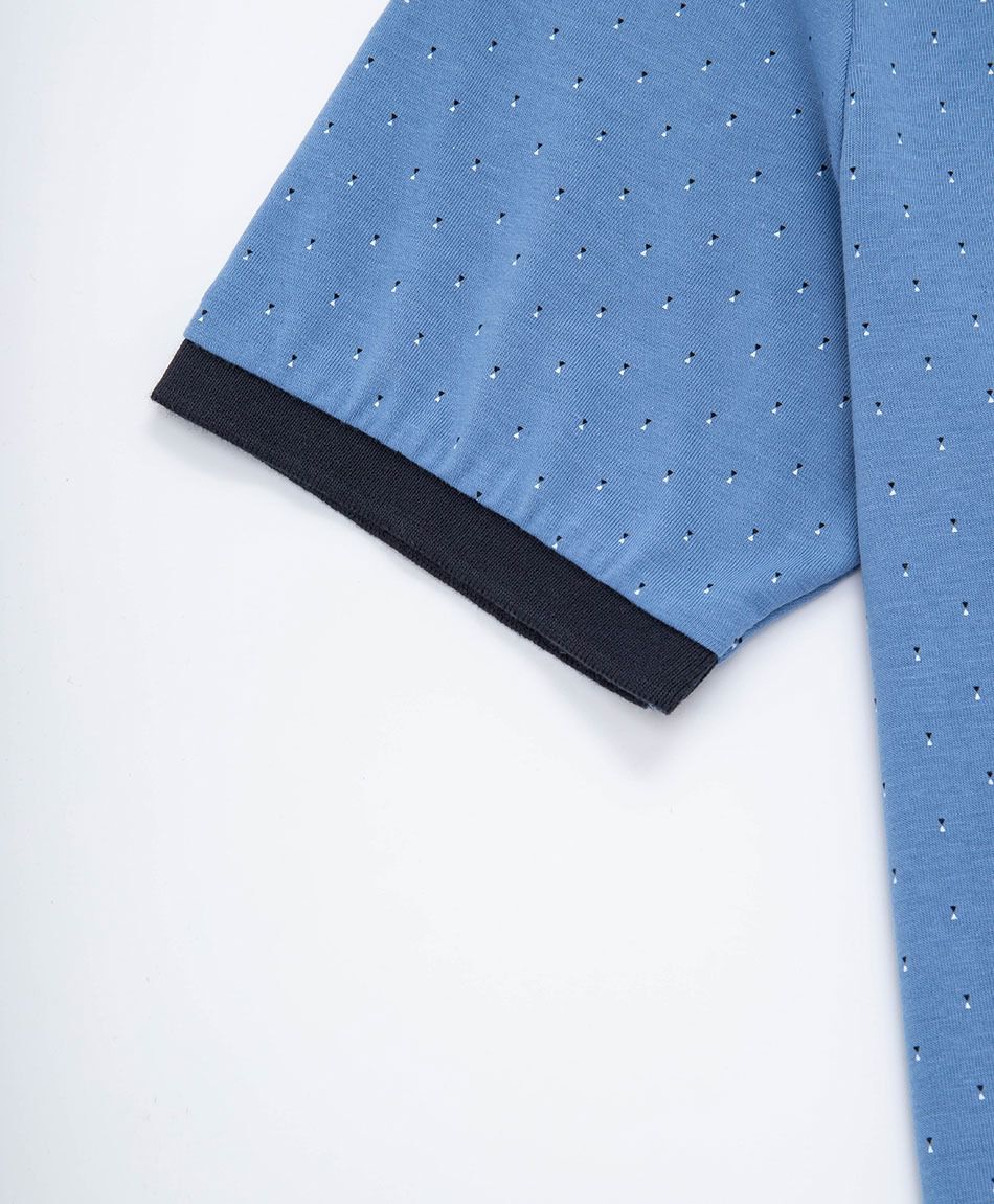 Remera hombre polo puntos
