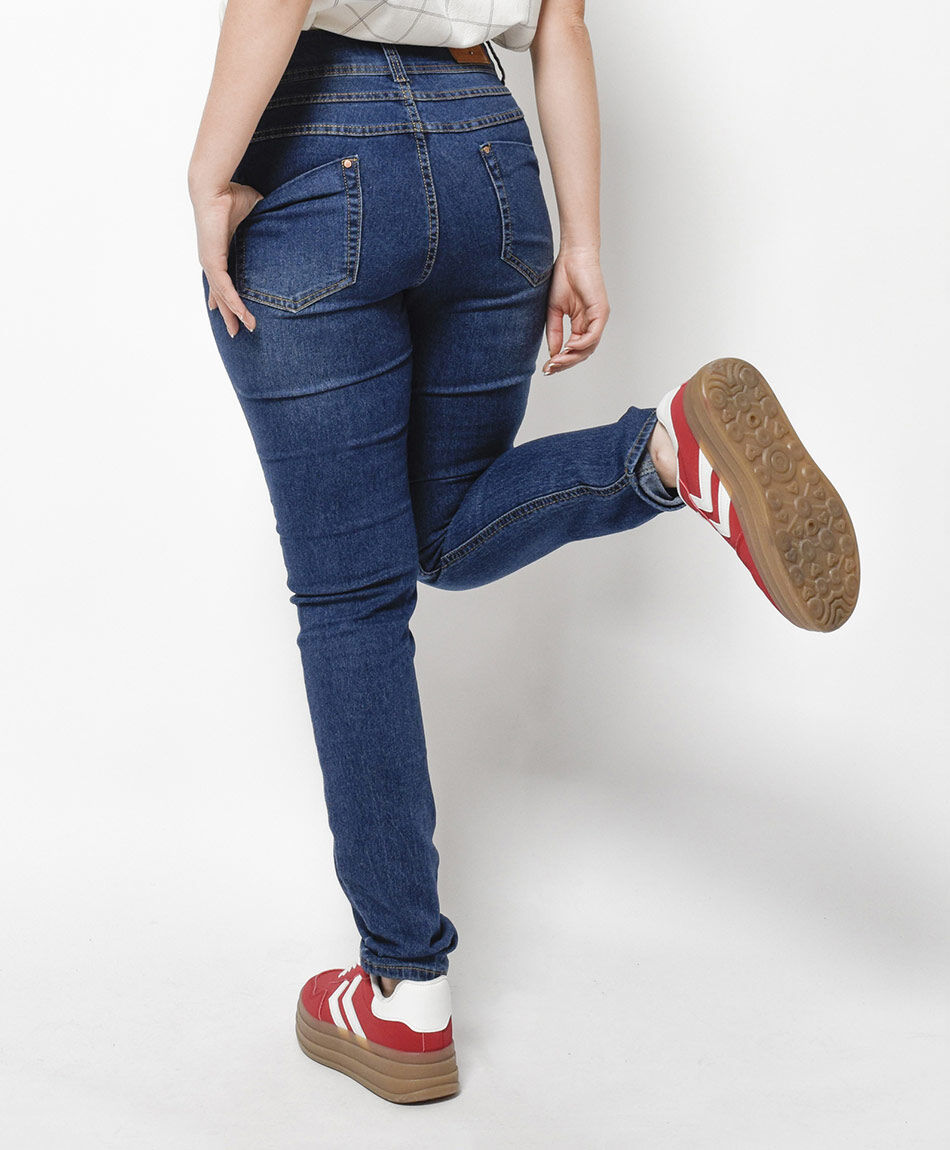 Jeans mujer push up skinny fit