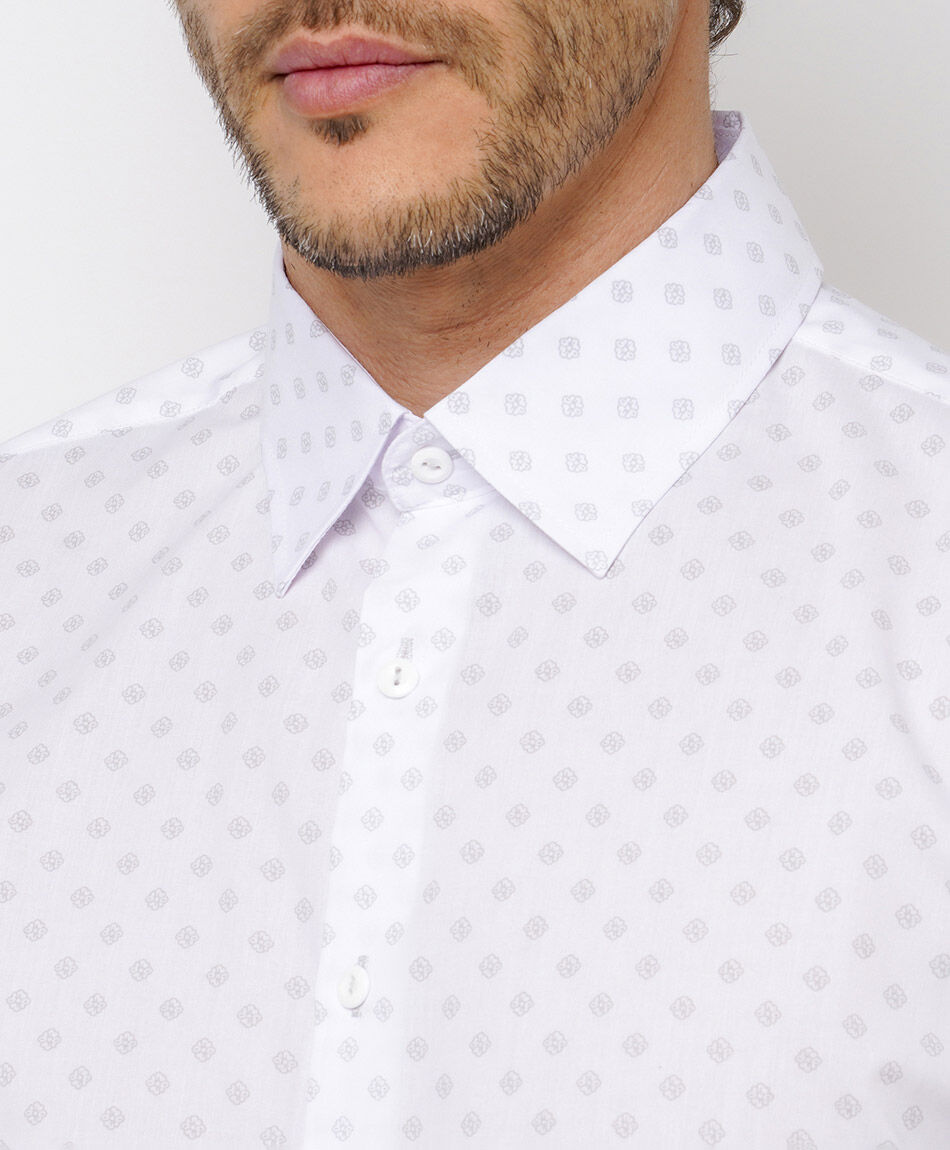 Camisa hombre formal dise&ntilde;o estampado