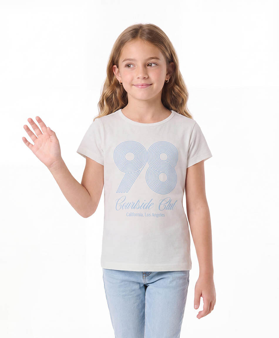 Remera nina courtside club