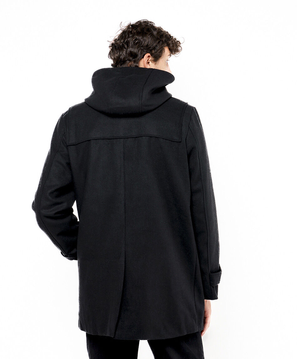 Chaqueta hombre montgomery negra