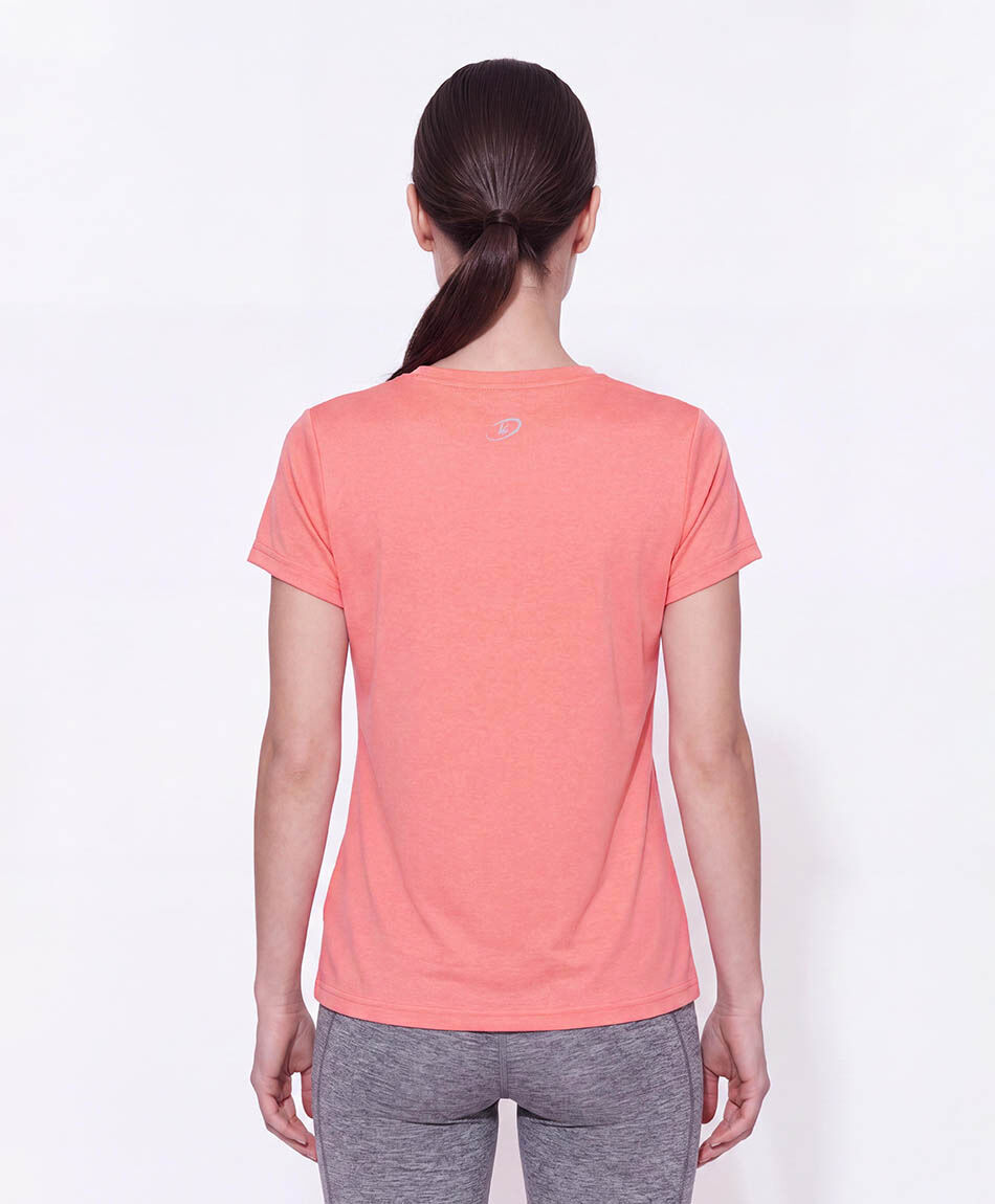 Remera deportiva mujer coral
