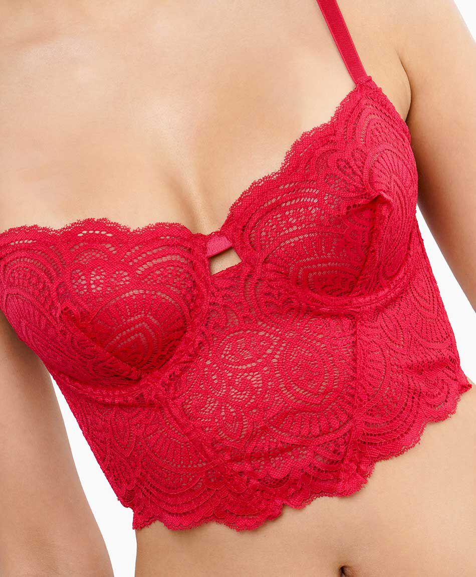 Corpi&ntilde;o mujer corset sin relleno