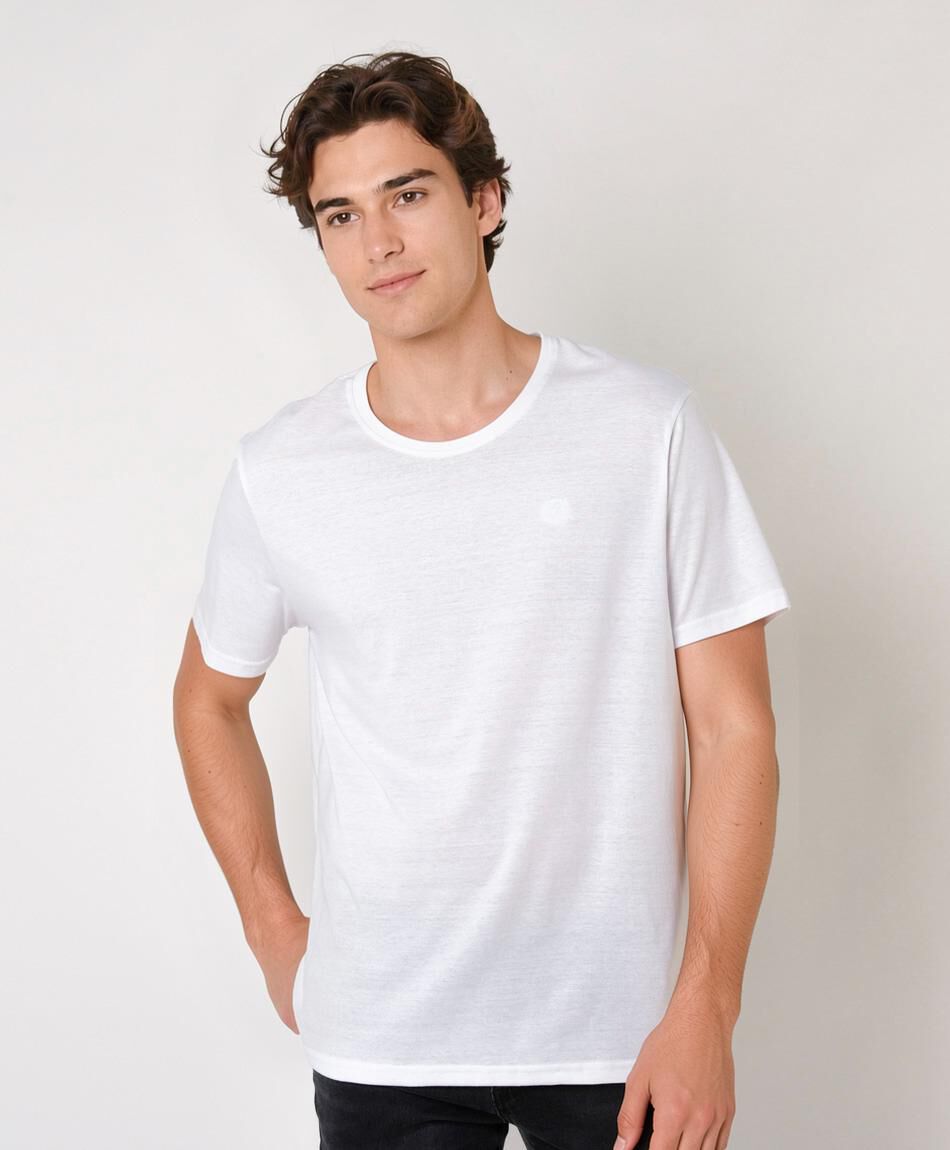 Remera hombre b&aacute;sica lisa