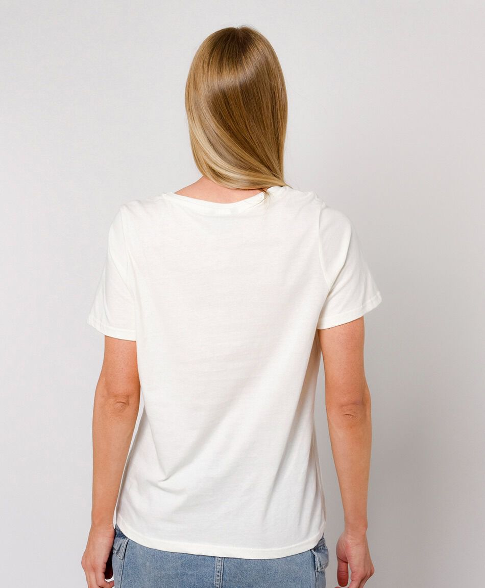 Remera mujer texto boheme