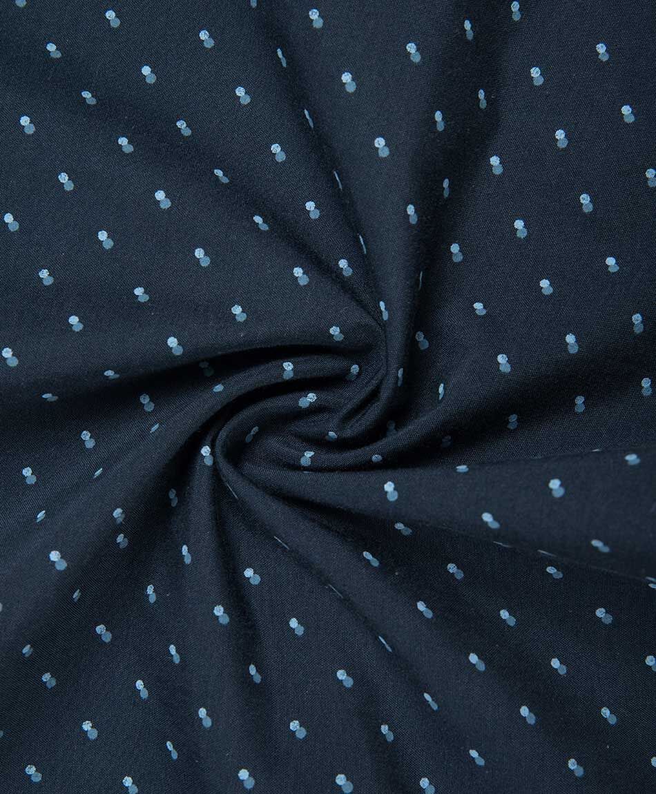 Camisa hombre navy puntos c&iacute;rculos