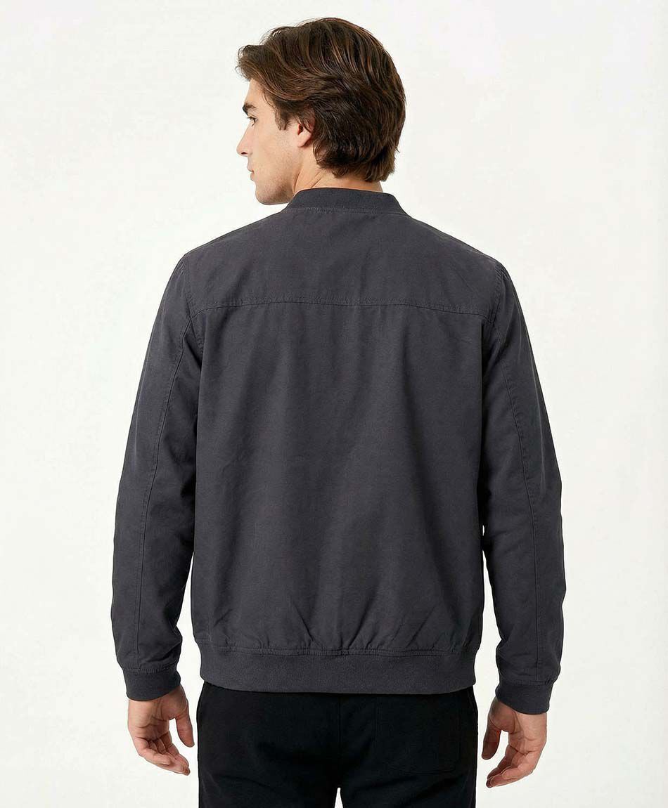 Campera hombre bomber black