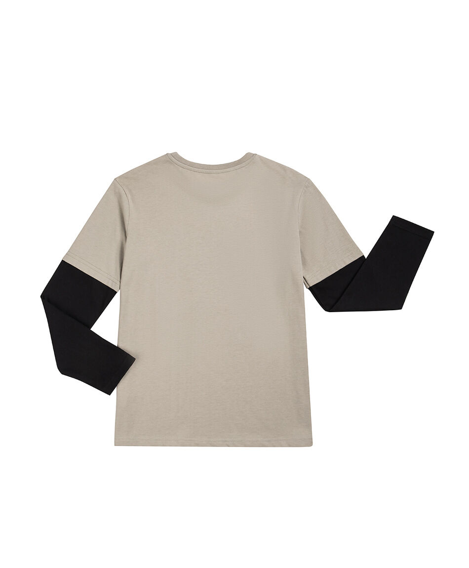 Remera ni&ntilde;o estampado b&aacute;squetbol