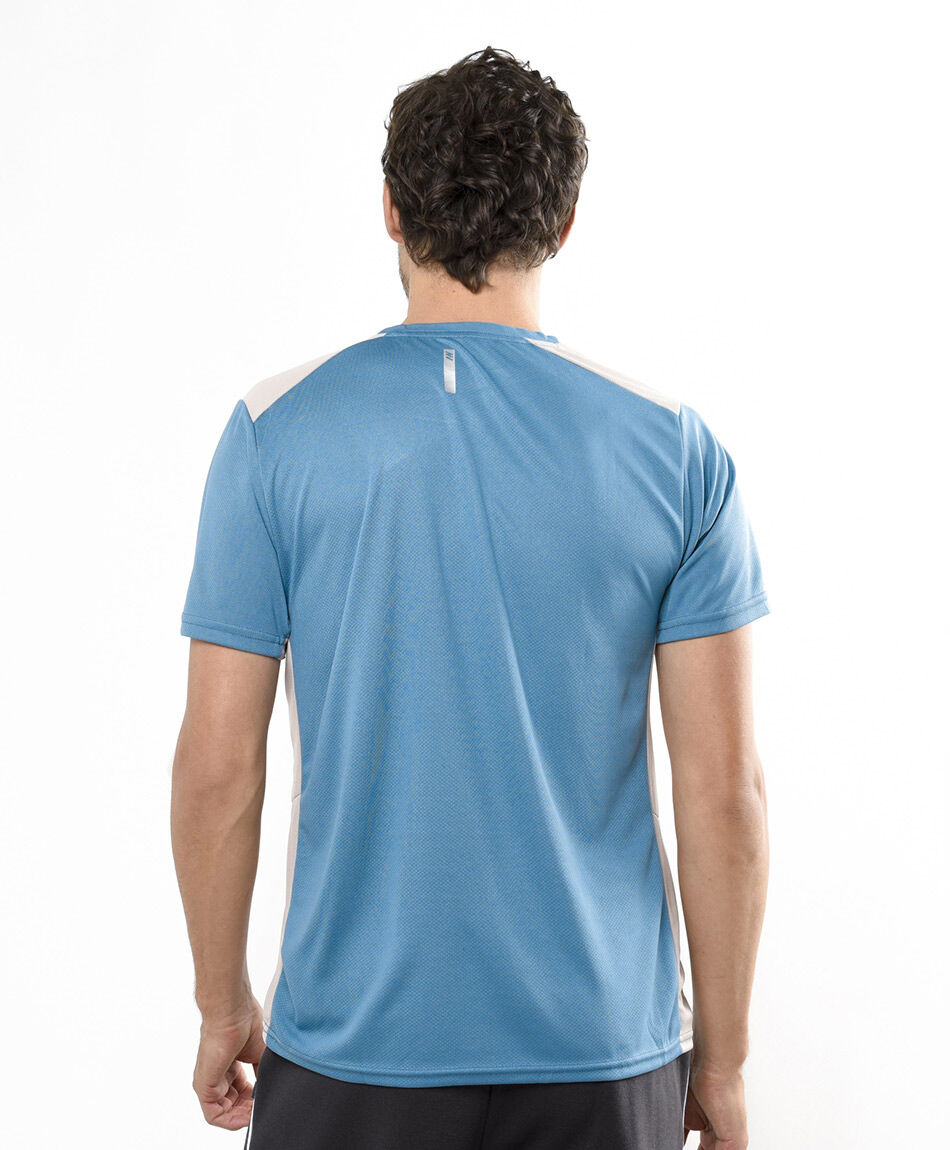 Remera deportiva hombre frase malla