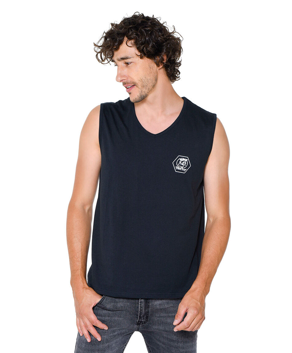Polera sin mangas urbana