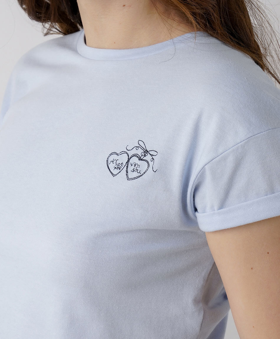Remera mujer corazones