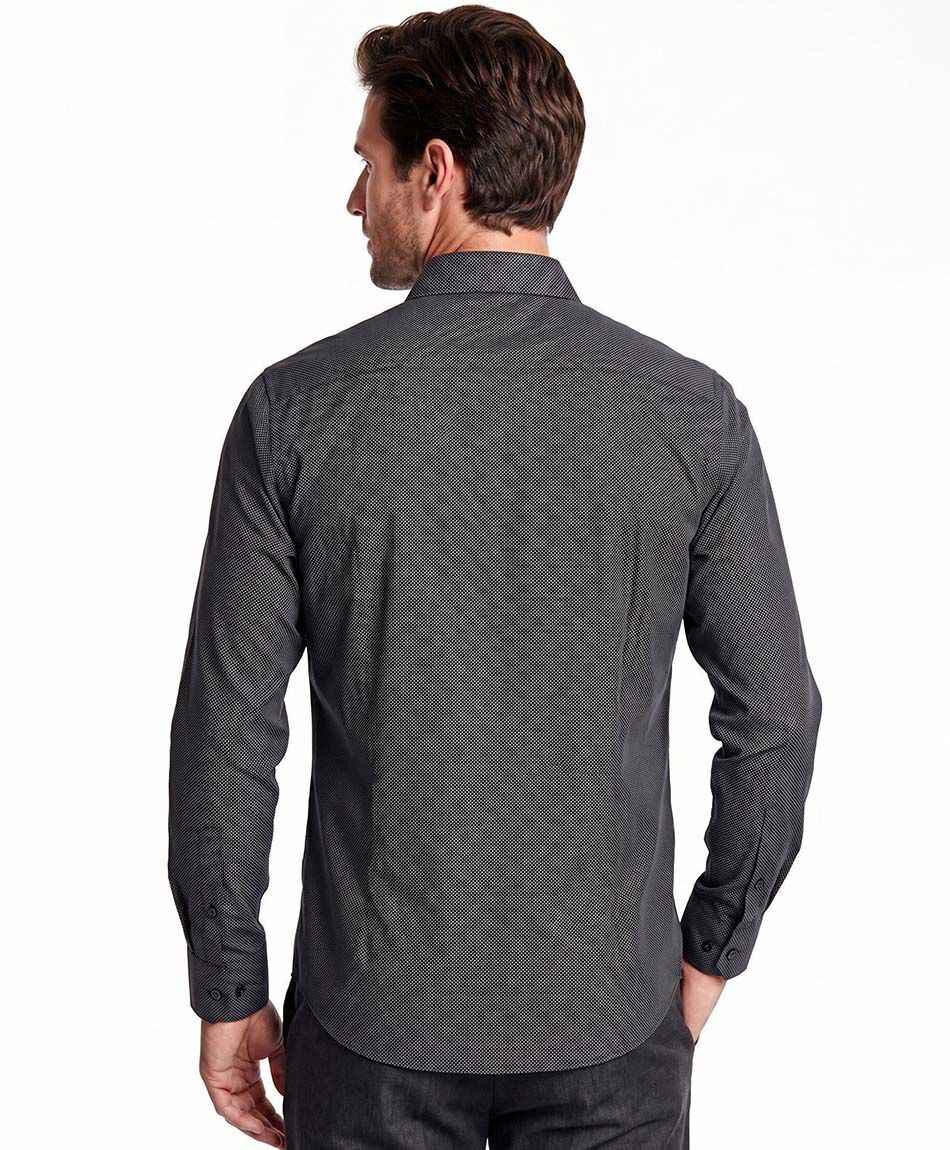 Camisa hombre elegante dise&ntilde;o puntos