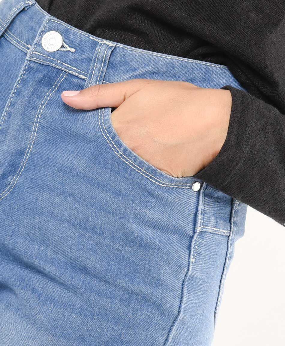 Jeans mujer claro skinny fit