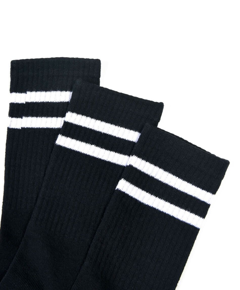 Pack 3 calcetines mujer tenis negro