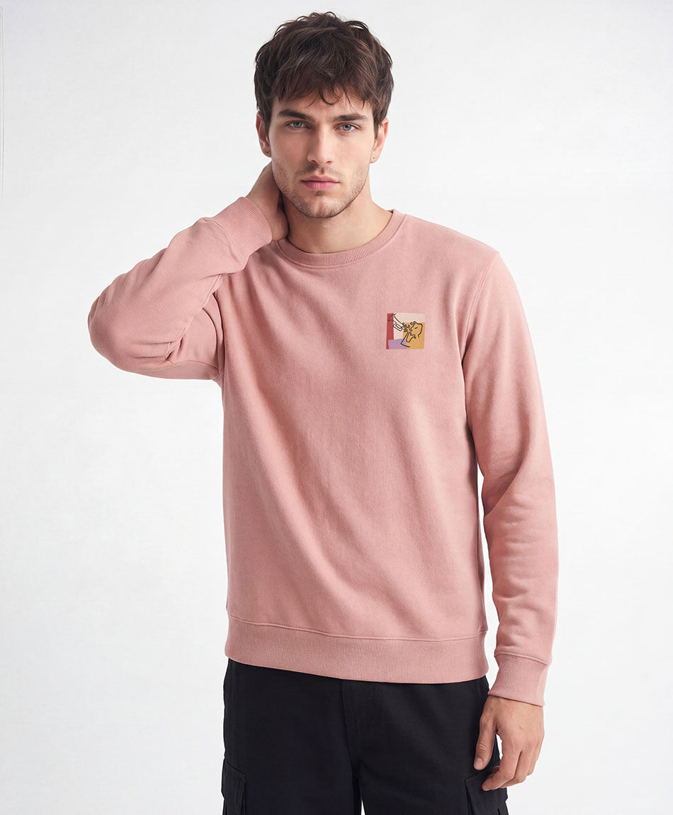 Buzo hombre doble estampado jazz