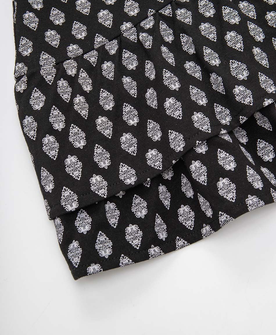 Pollera ni&ntilde;a mini print