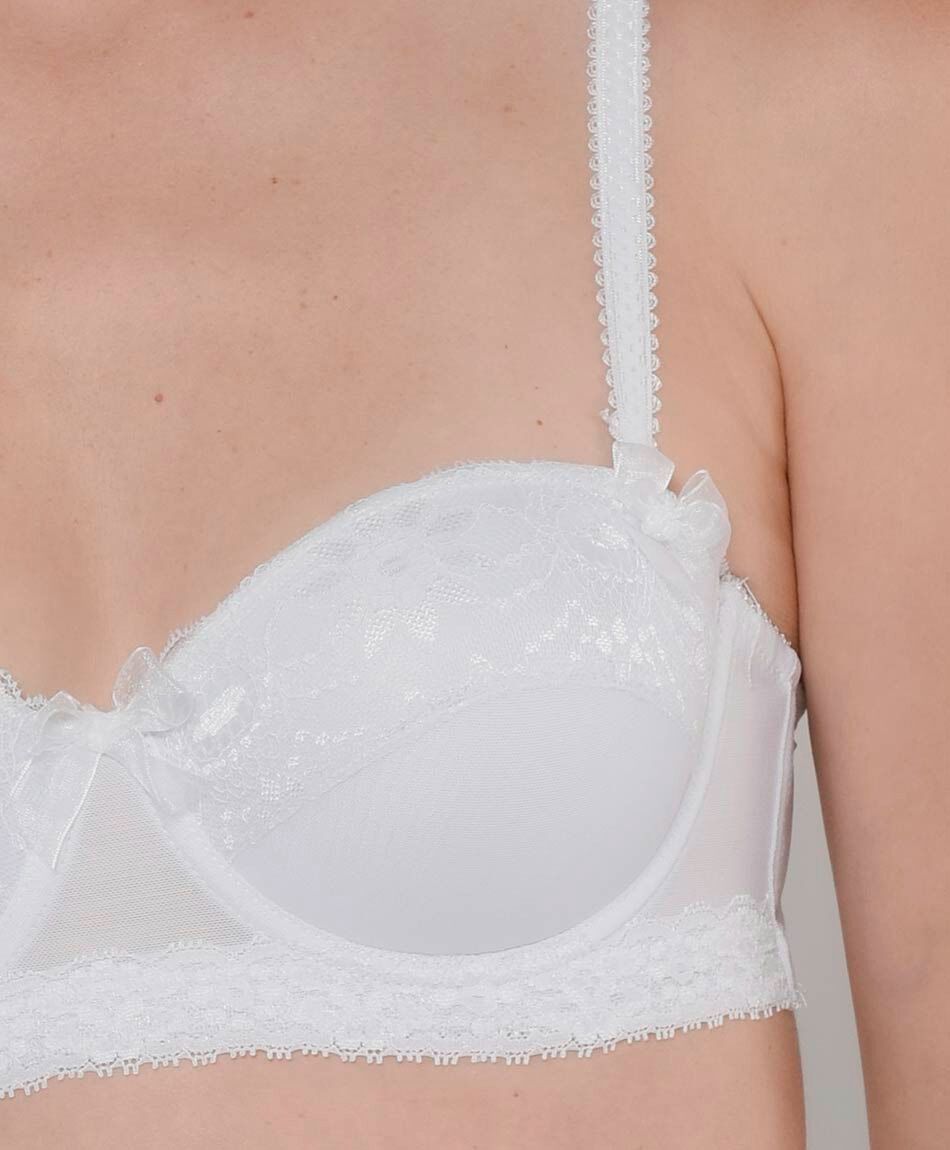 Corpi&ntilde;o mujer encaje mesh strapless