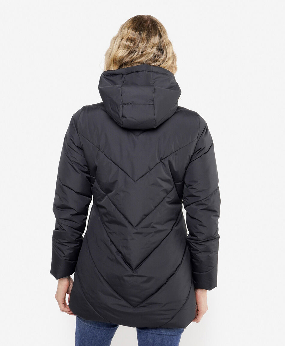 Parka mujer larga cierre