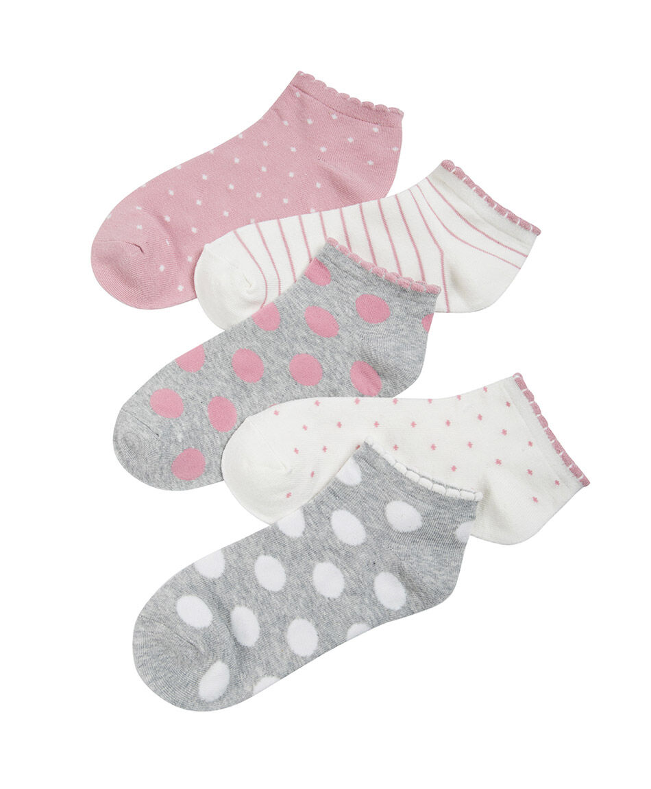 Pack 5 calcetines mujer cortos variados