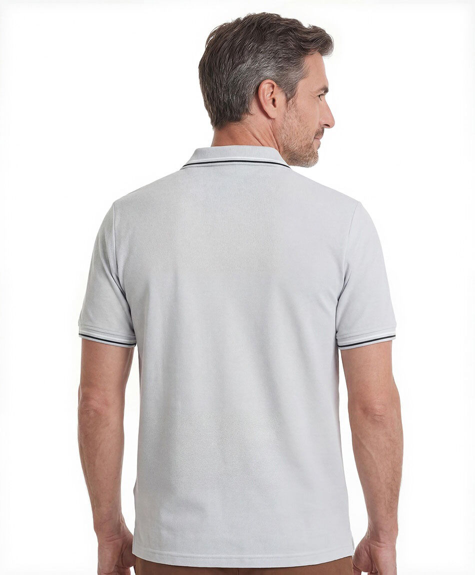Remera hombre polo doble l&iacute;nea