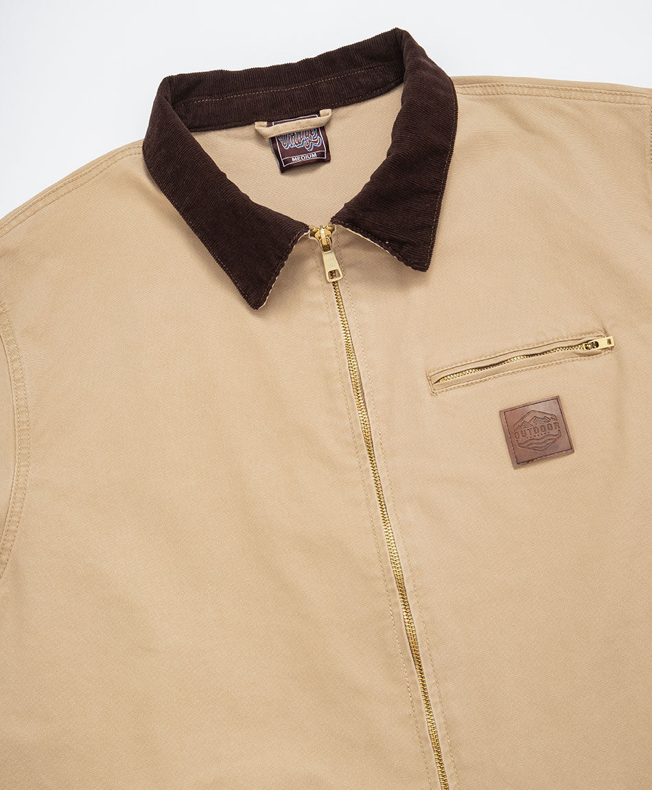 Campera hombre canvas light brown