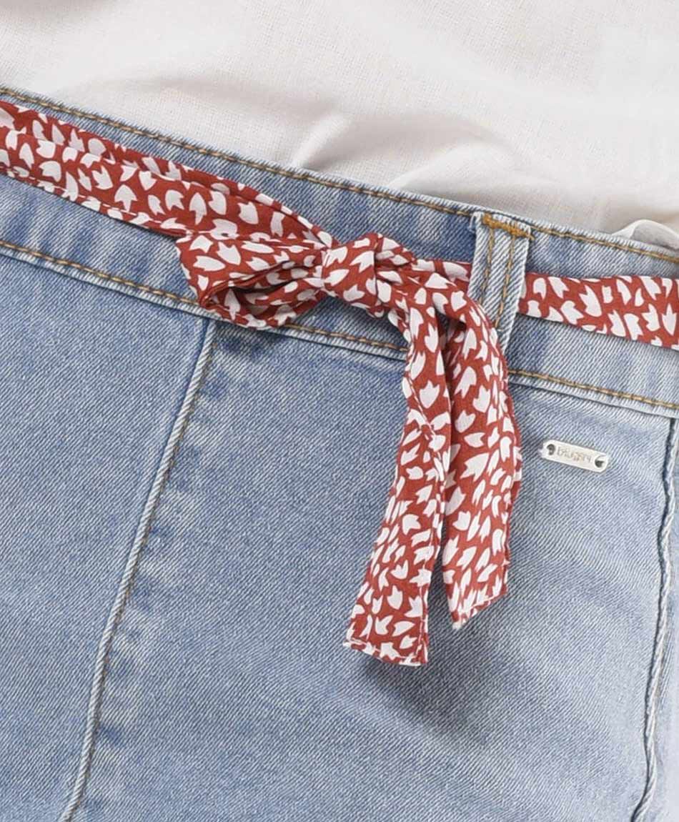 Mini falda mujer abertura frontal ajustada