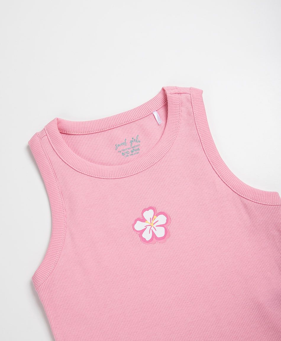 Remera ni&ntilde;a flor