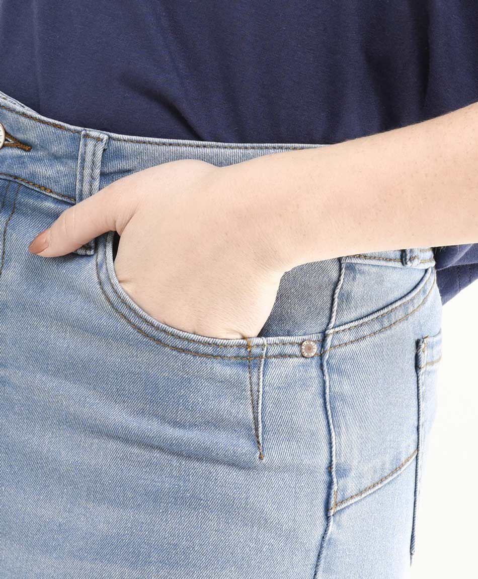 Jeans mujer semi push up skinny fit