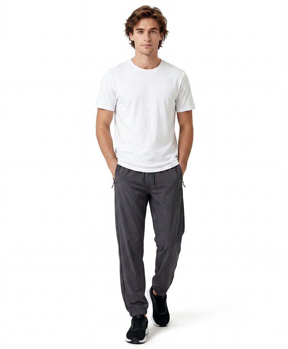 Pantal&oacute;n deportivo hombre gris l&iacute;nea