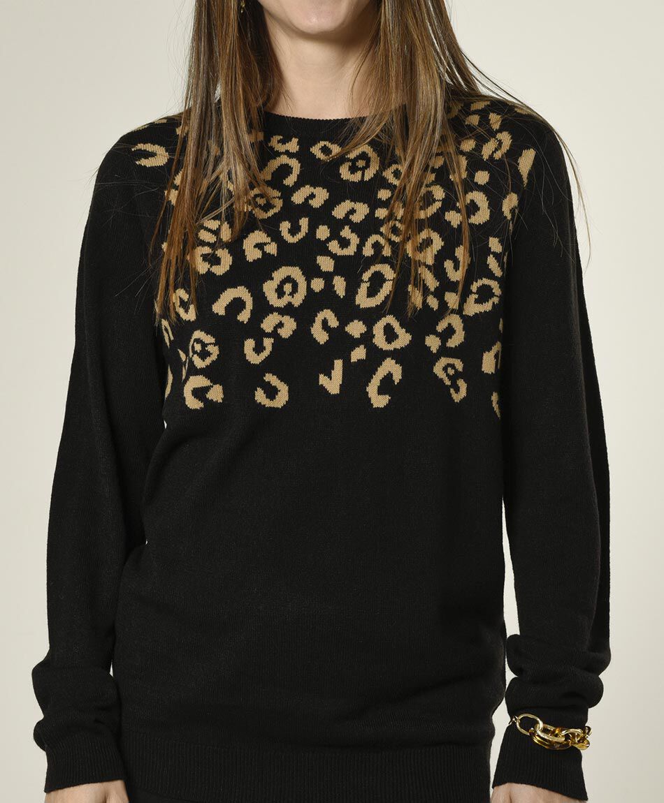 Sweater leopardo