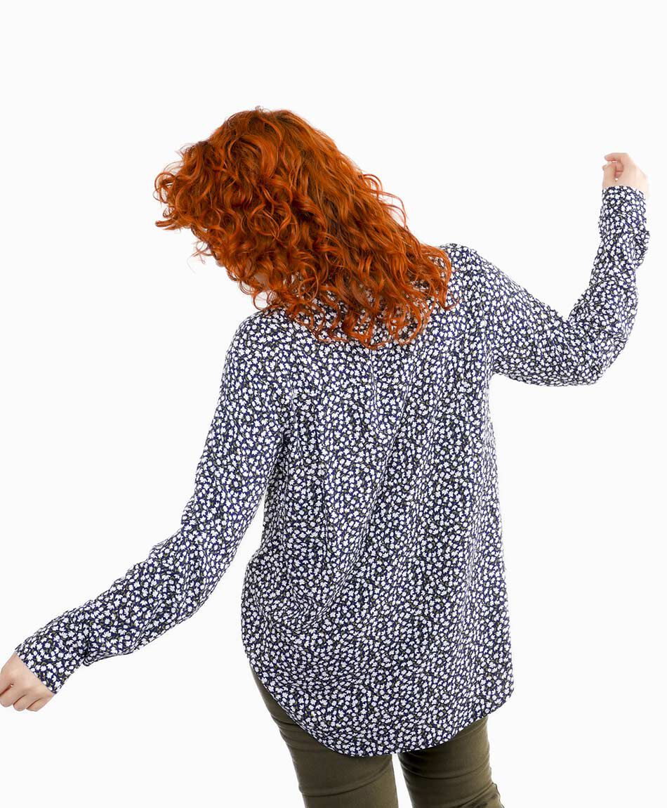 Camisa mujer estampado floral