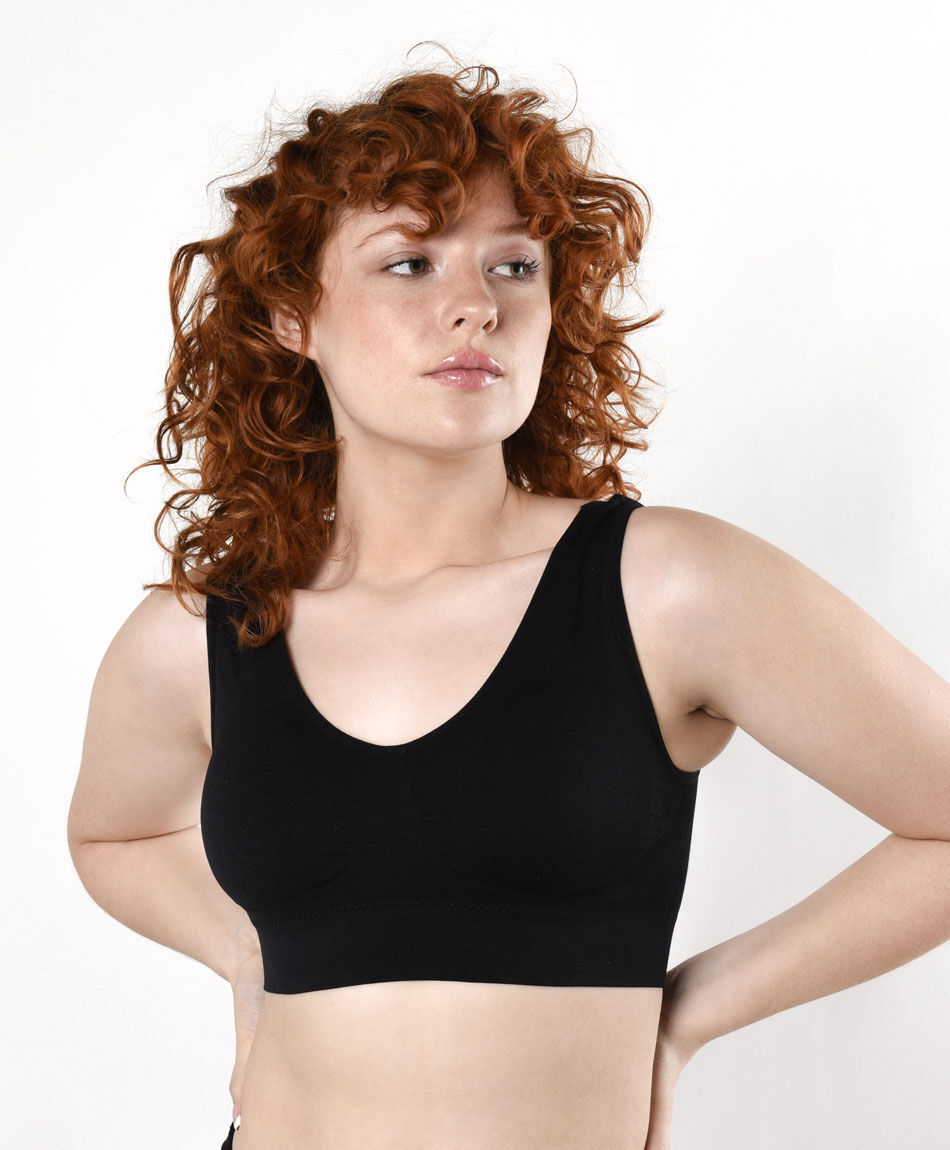 Peto mujer seamless escote redondo