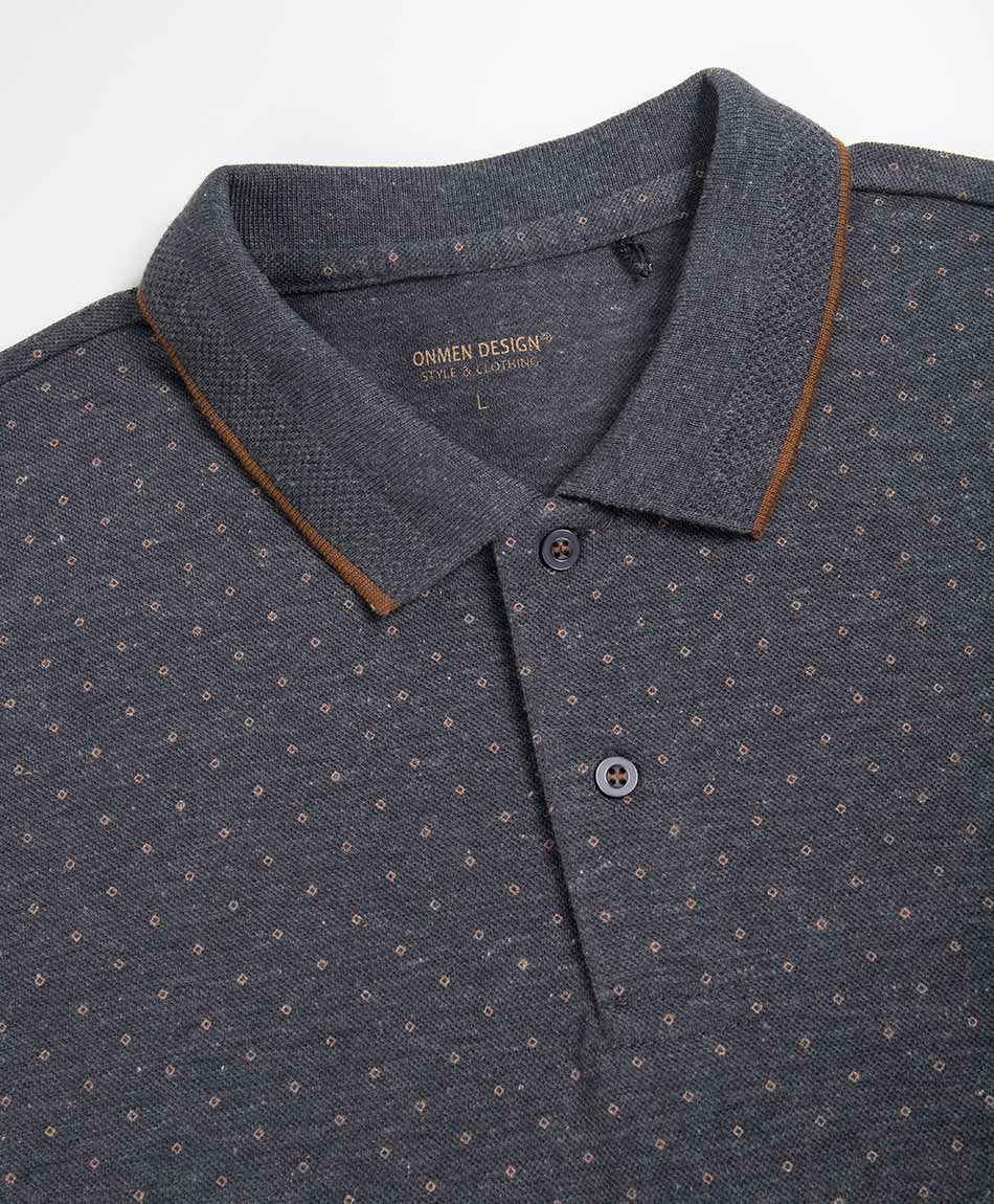 Remera hombre polo mini c&iacute;rculos